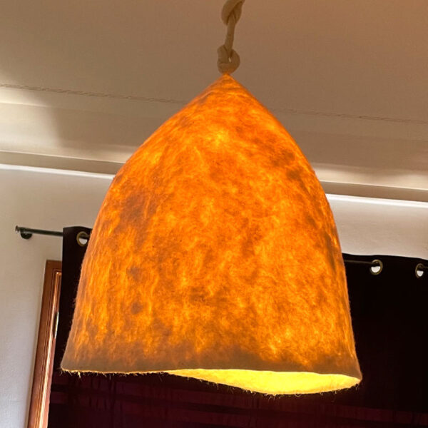 Luminaire BRIT en feutrine Artisanat Vision Originale Marrakech