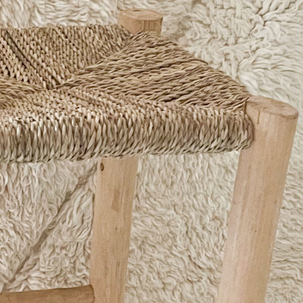 Tabouret haut Tamarha Naturel Vision Originale Marrakech