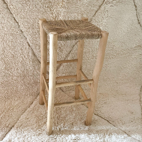 Tabouret haut Tamarha Naturel Vision Originale Marrakech