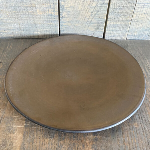 Assiette en grès Bronzalya Dim 30 cm - Céramique Maroc - Vision Originale Marrakech