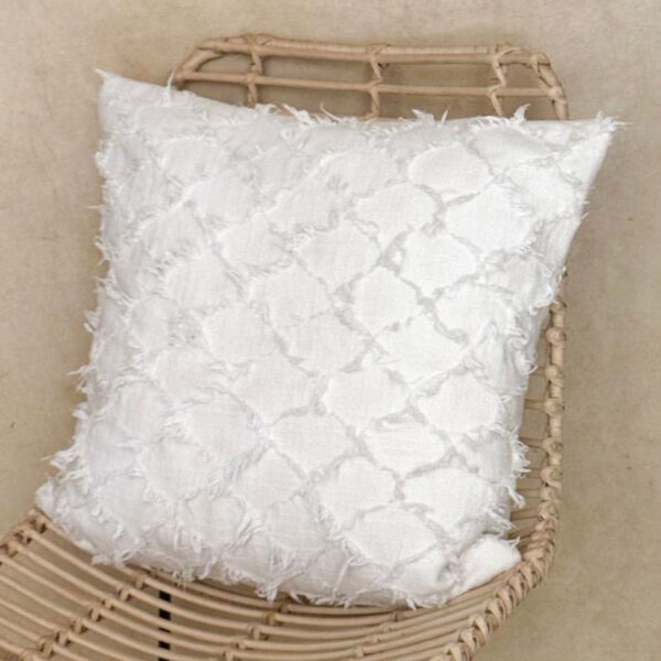 Housse de coussin SOFIA 100% Coton Artisanat marocain Vision Original Marrakech