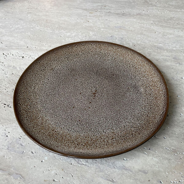 Assiette céramique en grès de 26 cm Collection Marrakech Vision Originale