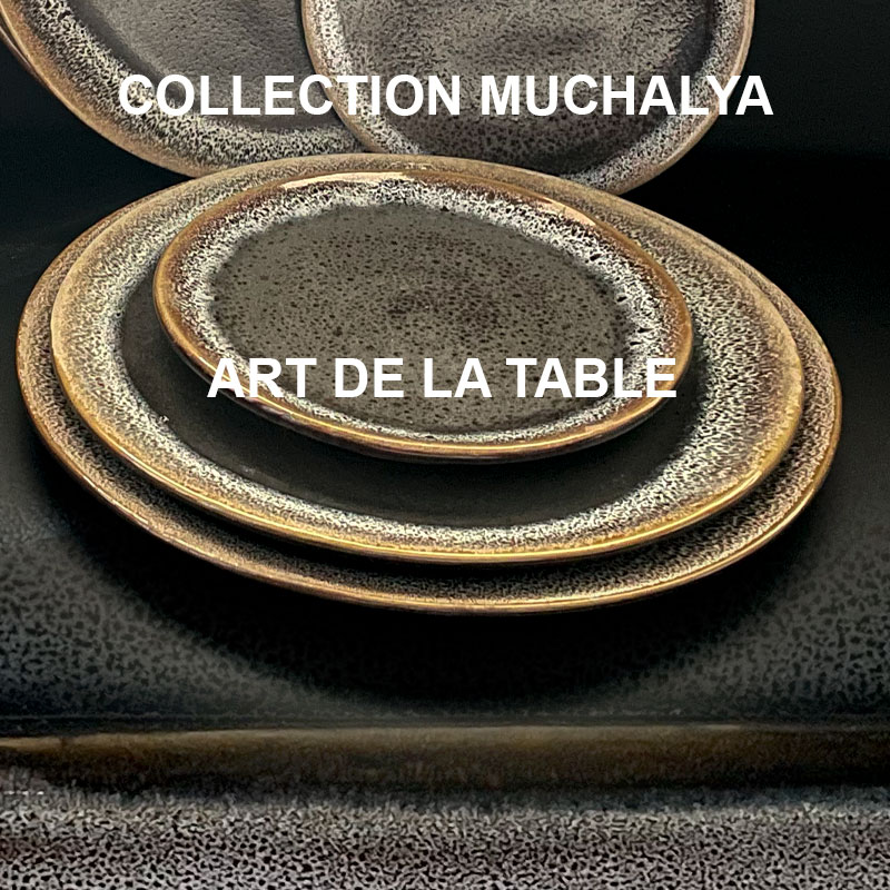 Art de la table en céramique de grès - Collection Muchalya Vision Originale