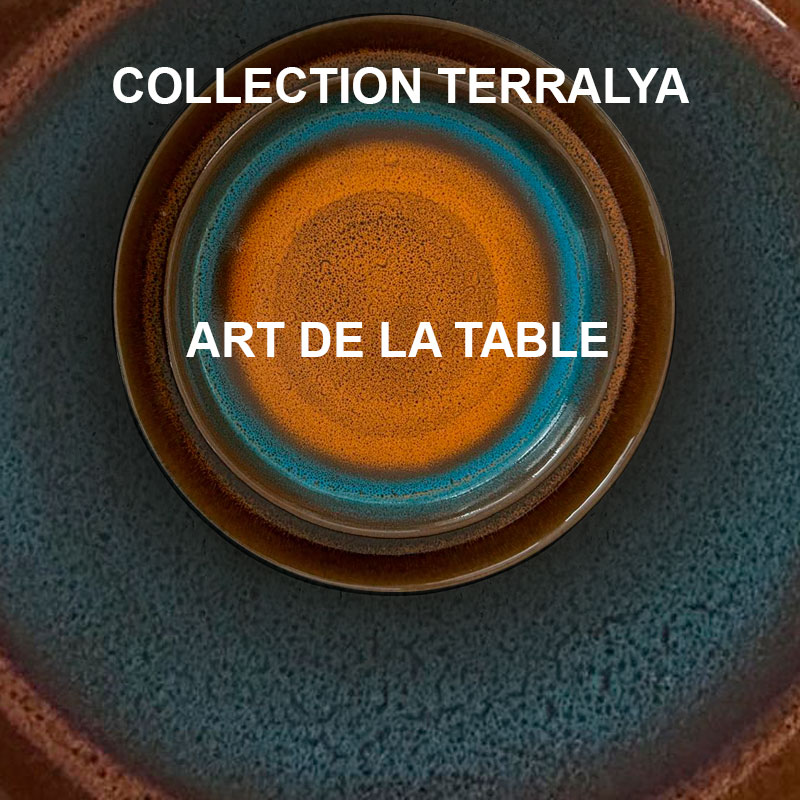 Art de la table en céramique de grès - Collection Terralya Vision Originale