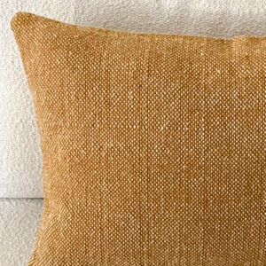 Coussin Lania jaune coton Marrakech Vision Originale