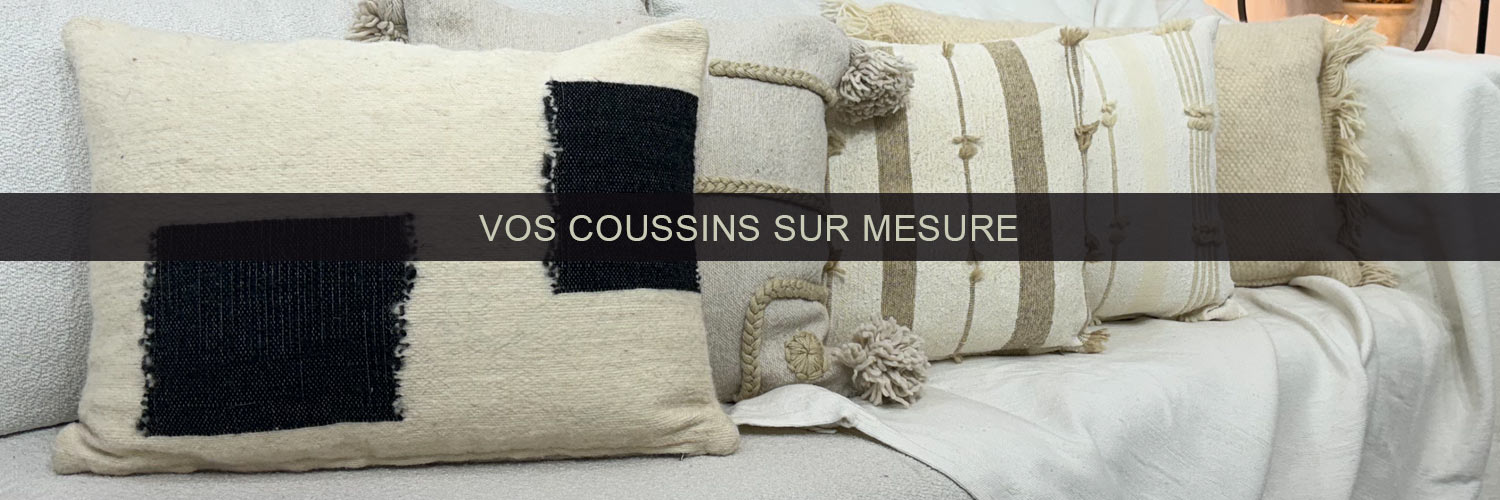 Coussins sur mesure Marrakech Vision Originale